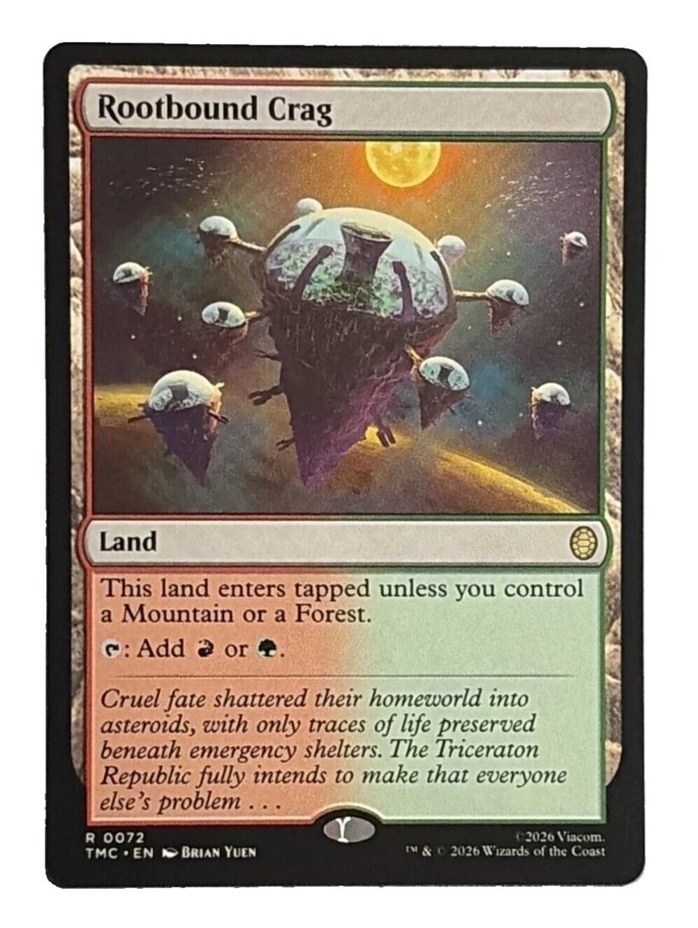 Rootbound Crag Commander: Teenage Mutant Ninja Turtles Regular